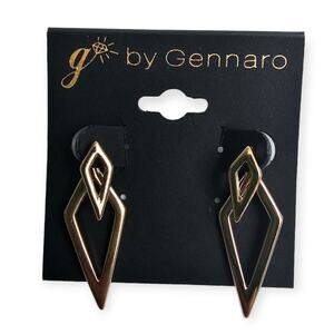 Gennaro Gold Costume Earrings - New With Tags